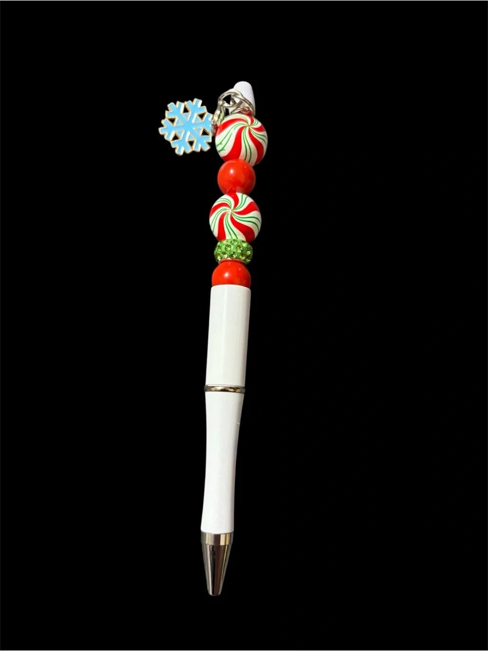 Christmas Charm Beaded Pens